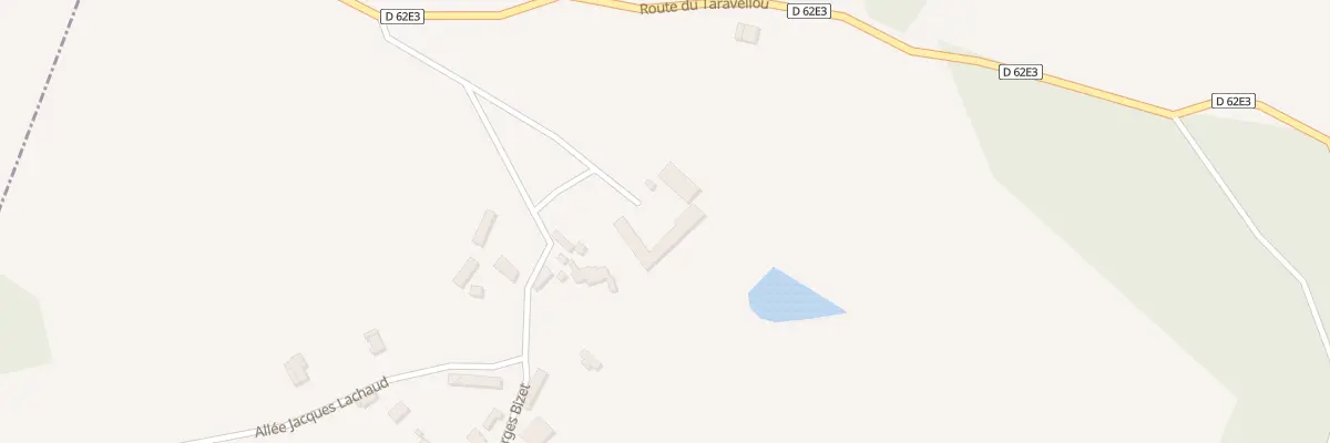 Plan du 58 Larre Est à Châtres