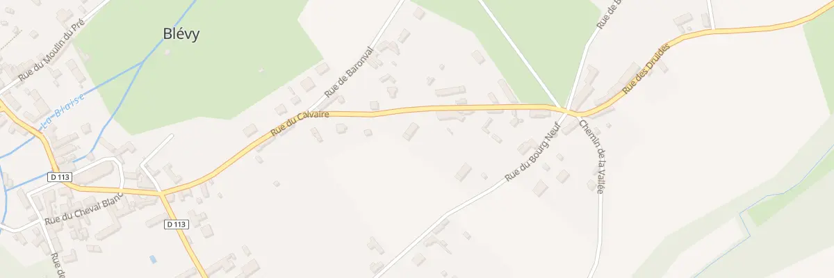 Plan du 16 Rue du Calvaire - Blévy à Maillebois
