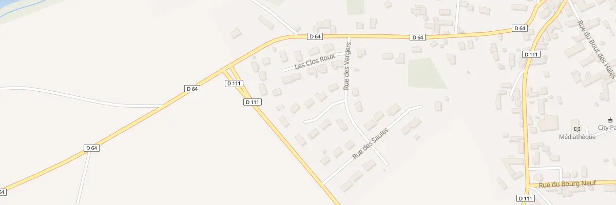 Plan du 3 Rue des Vergers à Selommes