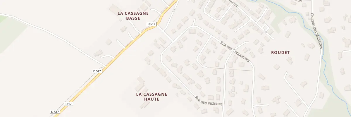 Plan du 4 Rue des Violettes à Lévignac