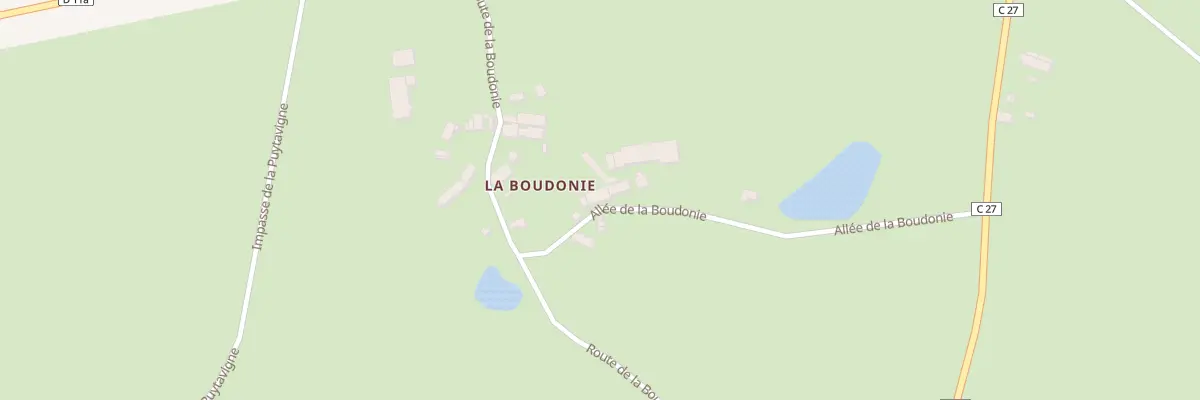 Plan du 330 All de la Boudonie à La Meyze