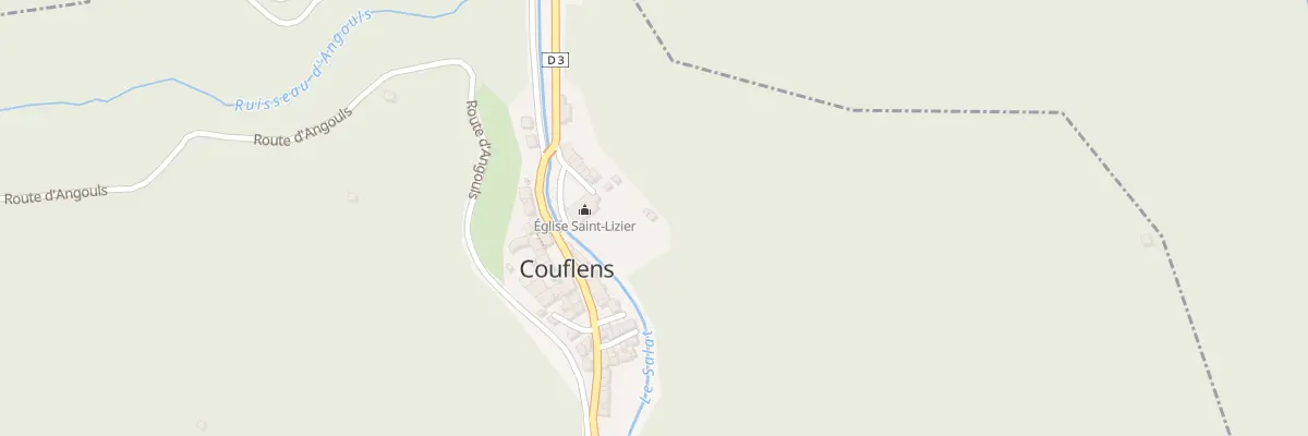 Plan du 142 Che du Jorle à Couflens