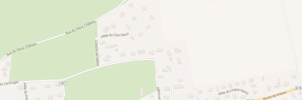 Plan du 523 Rue du Carrouget à Roncherolles-sur-le-Vivier