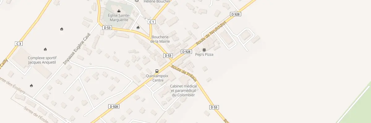 Plan du 2472 Rte de Neufchâtel à Quincampoix