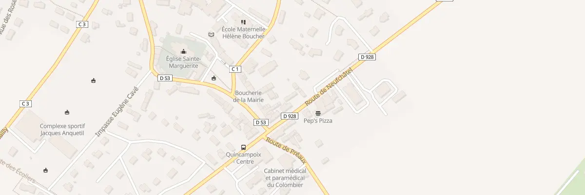 Plan du 2511 Rte de Neufchâtel à Quincampoix