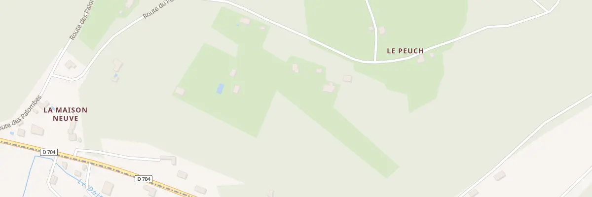 Plan du 548 Rte du Peuch à Aubas