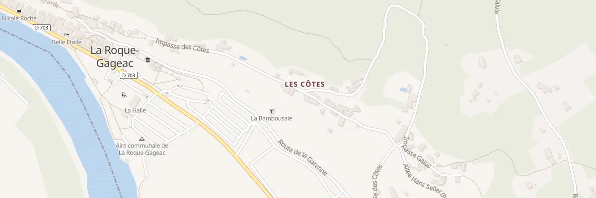 Plan du 12 Les Cotes à La Roque-Gageac