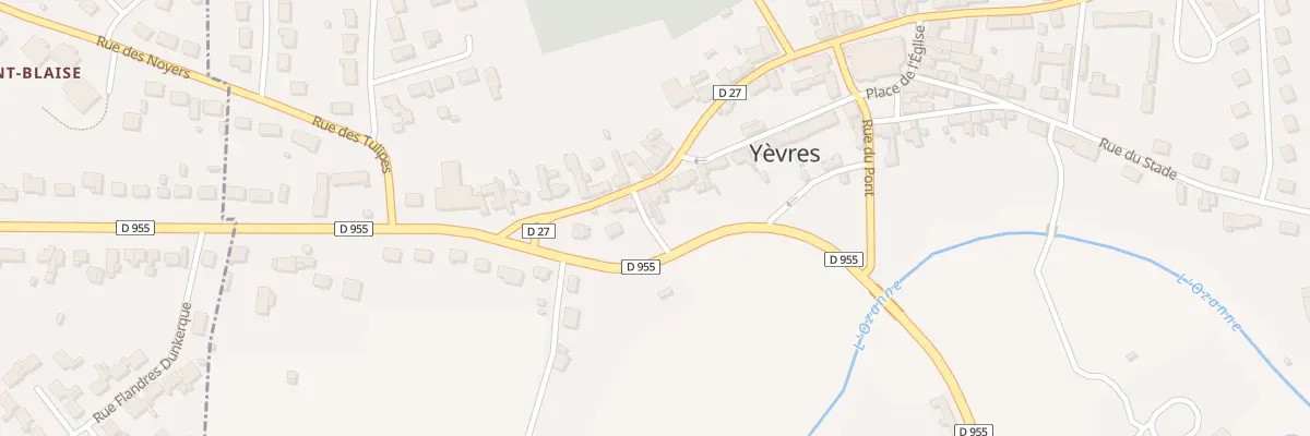 Plan du 18 Rue Emile Delavallée à Yèvres