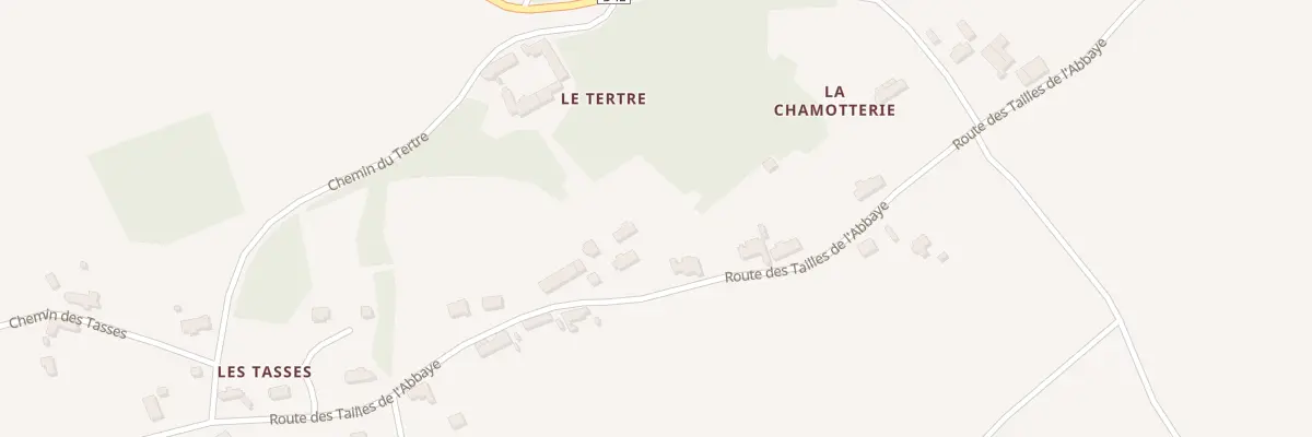 Plan du 25 Rte des Tailles de l’Abbaye à Lignières
