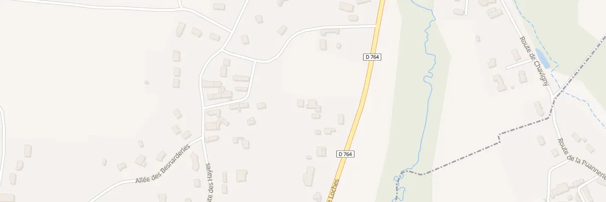 Plan du 50 Rte de Loches à Faverolles-sur-Cher