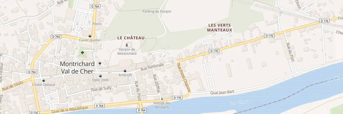 Plan du 97 Rue Nationale à Montrichard Val de Cher