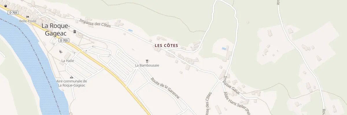 Plan du 13 Les Cotes à La Roque-Gageac