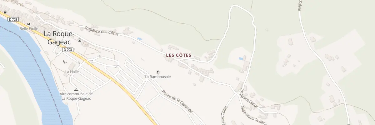 Plan du 296 Imp des Côtes à La Roque-Gageac
