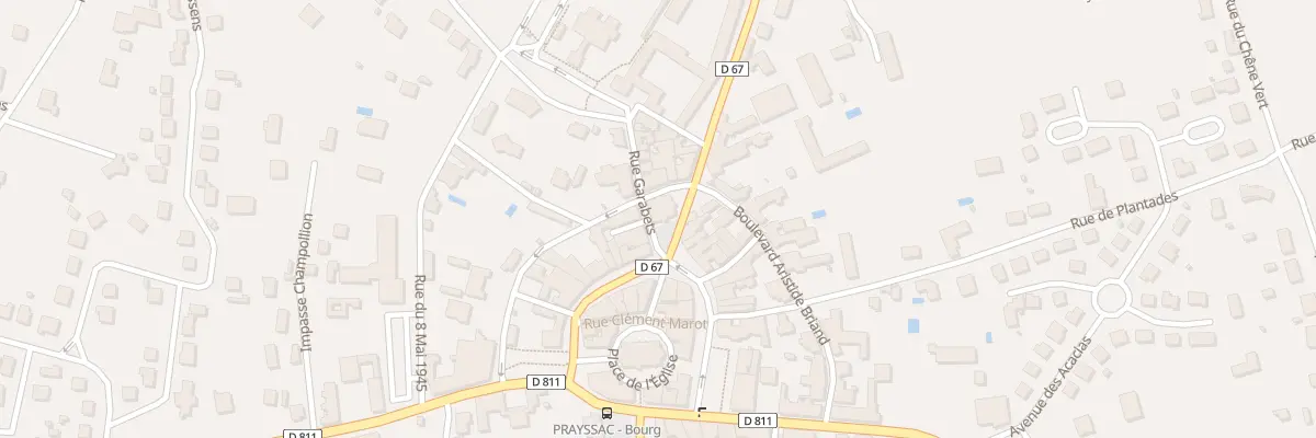 Plan du 1 Pl Baldy à Prayssac