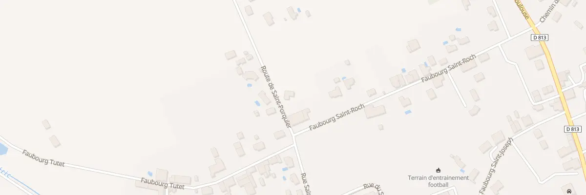 Plan du 70 Rte de Saint Porquier à Escatalens