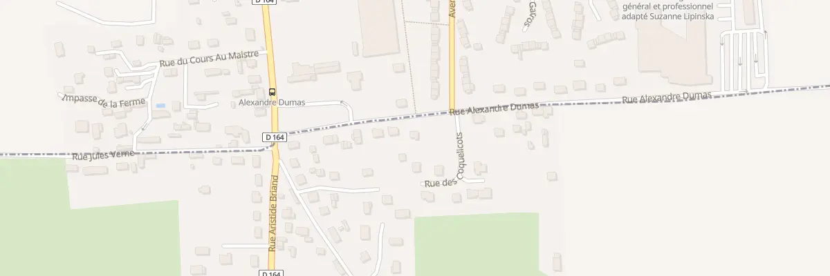 Plan du 6 Rue Alexandre Dumas à Pinterville