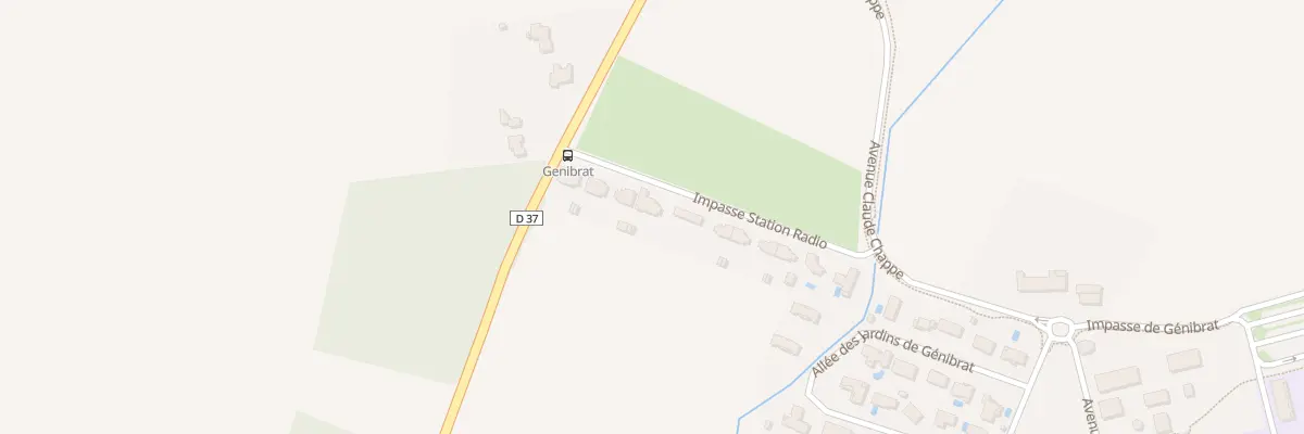 Plan du 4 Imp Station Radio à Fontenilles