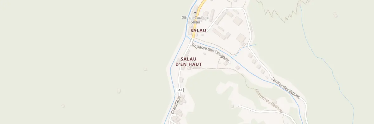 Plan du 101 Salau d’En Haut à Couflens