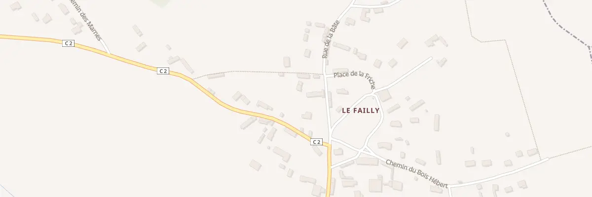 Plan du 1 Rue de la Bâte à Chambois