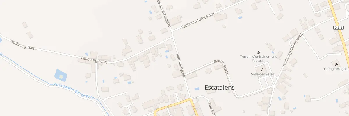 Plan du 9 Rue Saint Julia à Escatalens