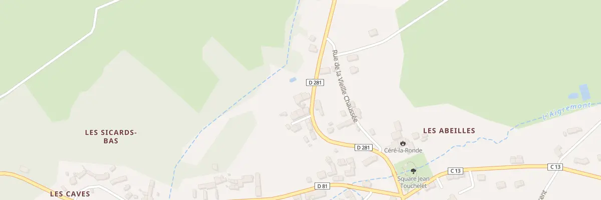 Plan du 8 Rue Agnes Sorel à Céré-la-Ronde