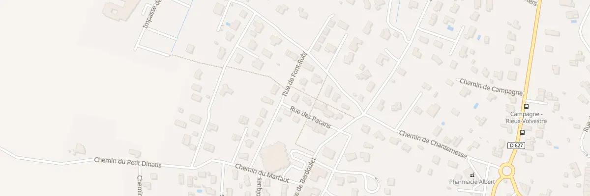 Plan du 3 Rue de Font Rubi à Rieux-Volvestre