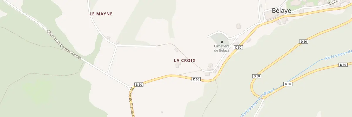 Plan du 5147 La Croix à Bélaye