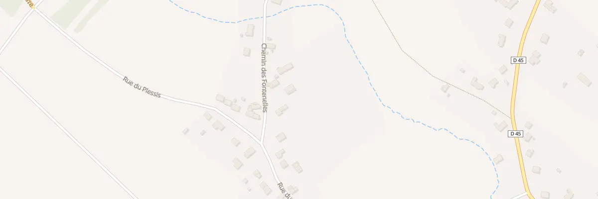 Plan du 1 Che des Fontenelles à Veuzain-sur-Loire