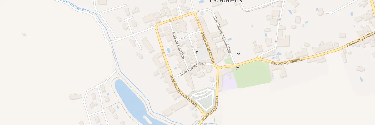Plan du 5 Rue de Derrière à Escatalens
