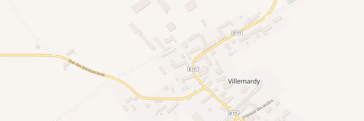 Plan du 2 Rue de la Crochetterie à Villemardy