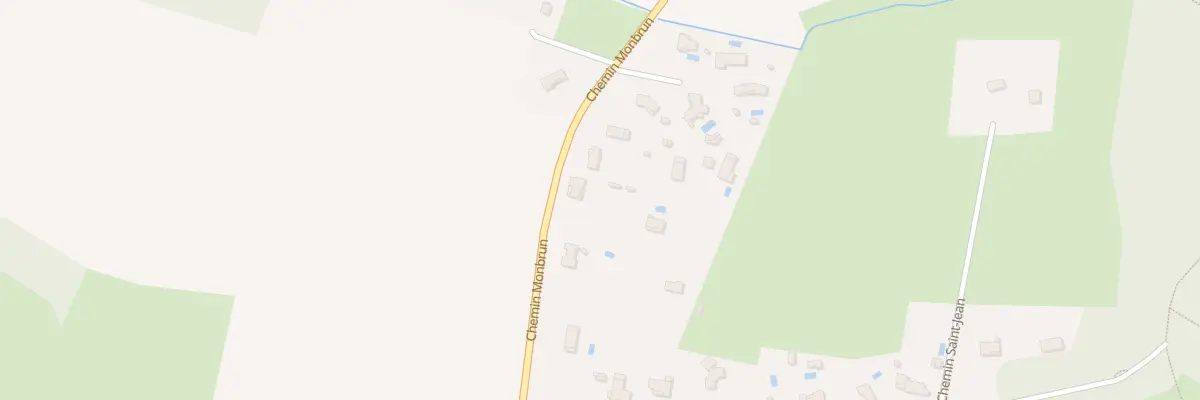 Plan du 246 Che Monbrun à Lasserre-Pradère