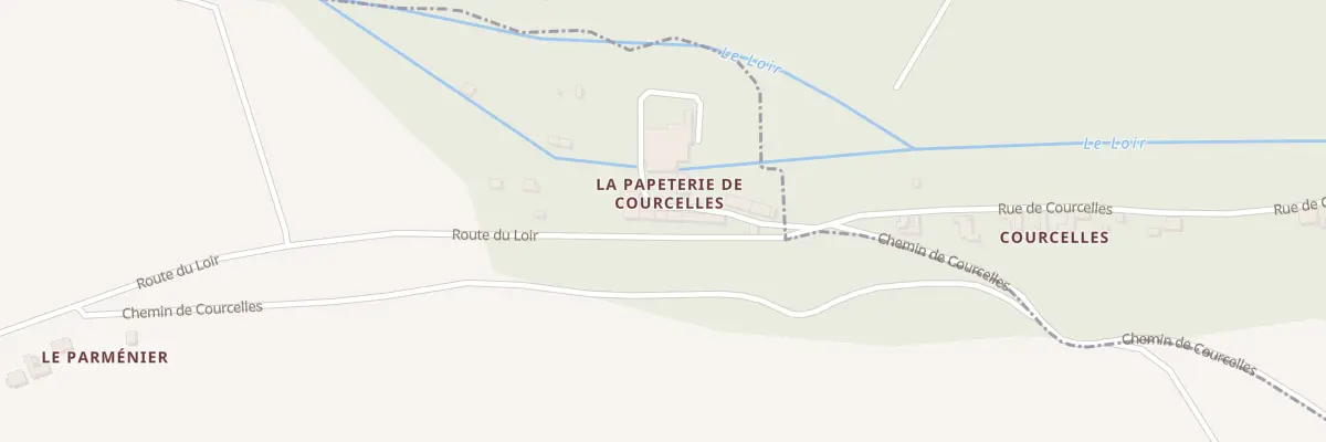 Plan du 16 Rte du Loir à Lignières