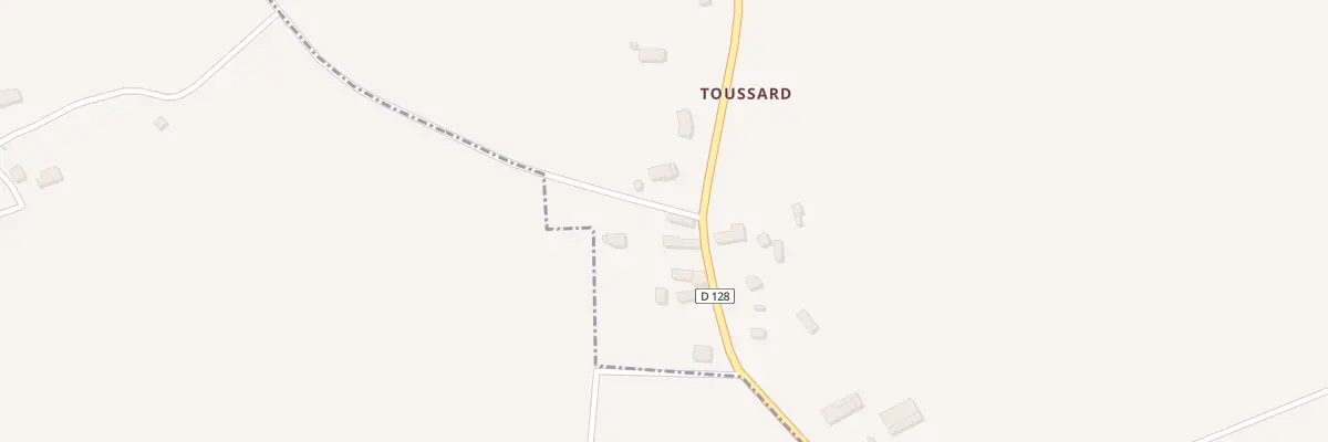 Plan de Toussard à Gohory