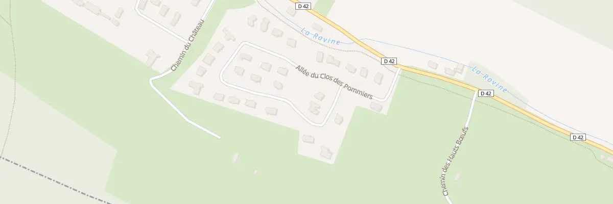 Plan du 497 All du Clos des Pommiers à Saint-Aubin-Épinay