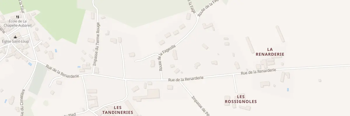 Plan du 110 Rte de la Fageolle à La Chapelle-Aubareil
