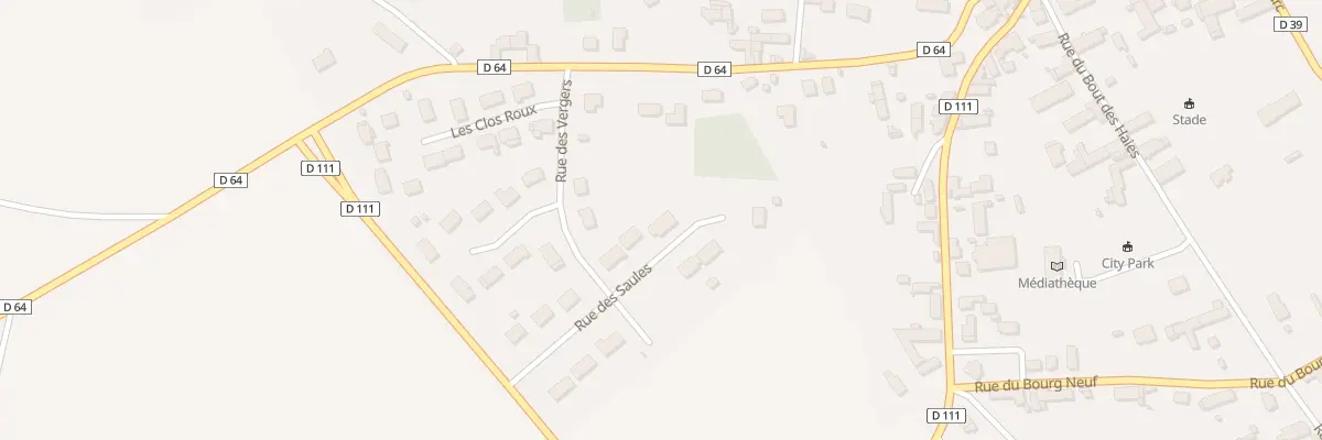 Plan du 12 Rue des Saules à Selommes