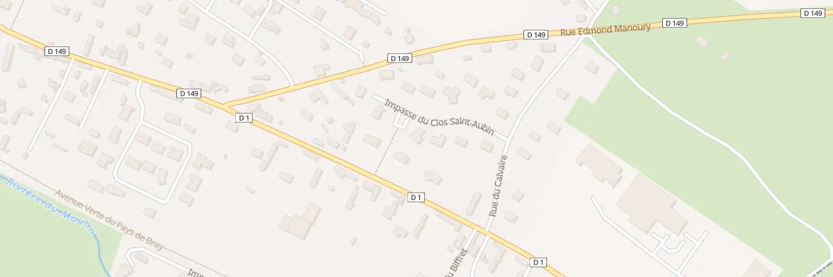 Plan du 125 Imp du Clos Aubin à Saint-Aubin-le-Cauf
