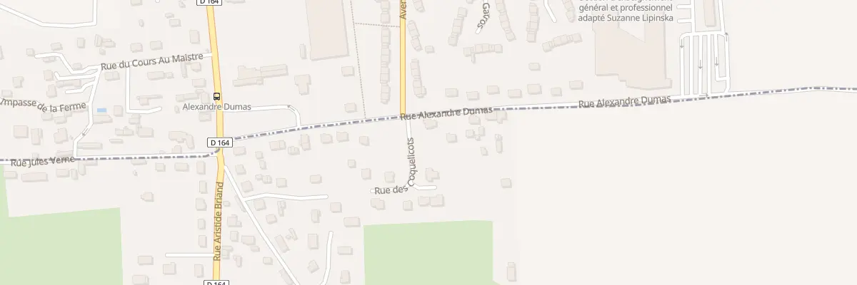 Plan du 1 Rue des Coquelicots à Pinterville