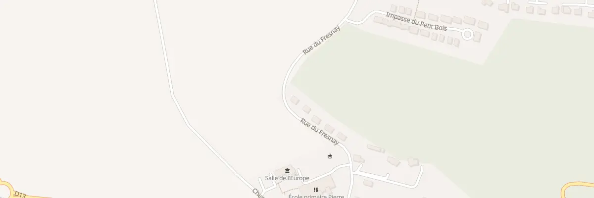 Plan du 21 Rue du Fresnay à Quévreville-la-Poterie