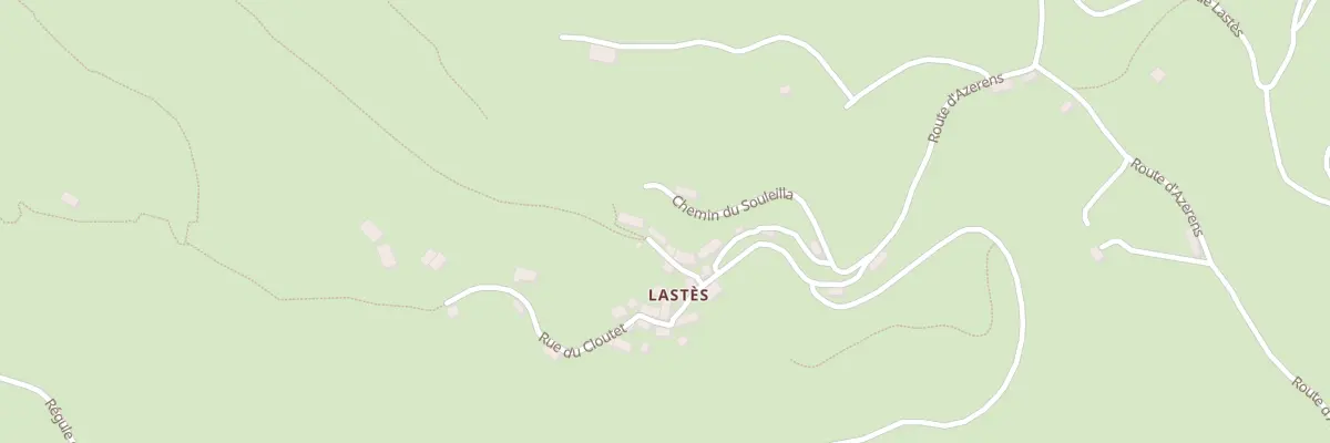 Plan du 50 Lastes à Erp