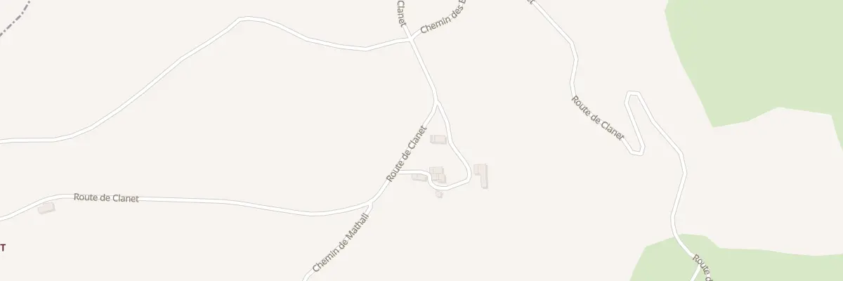 Plan du 87 Le Fort à Montardit