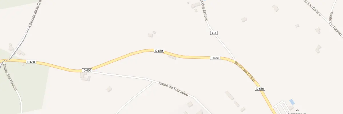 Plan du 5160F Les Grilles à Goujounac