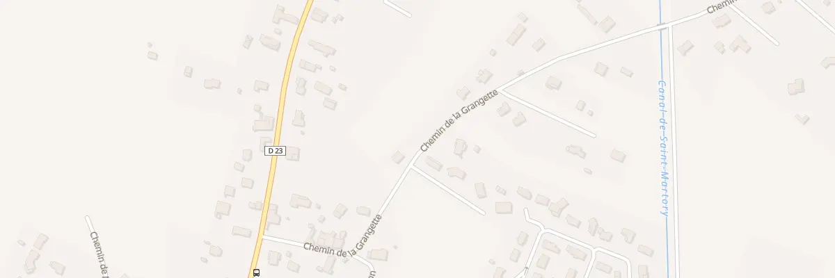 Plan du 230 Che de la Grangette à Bérat