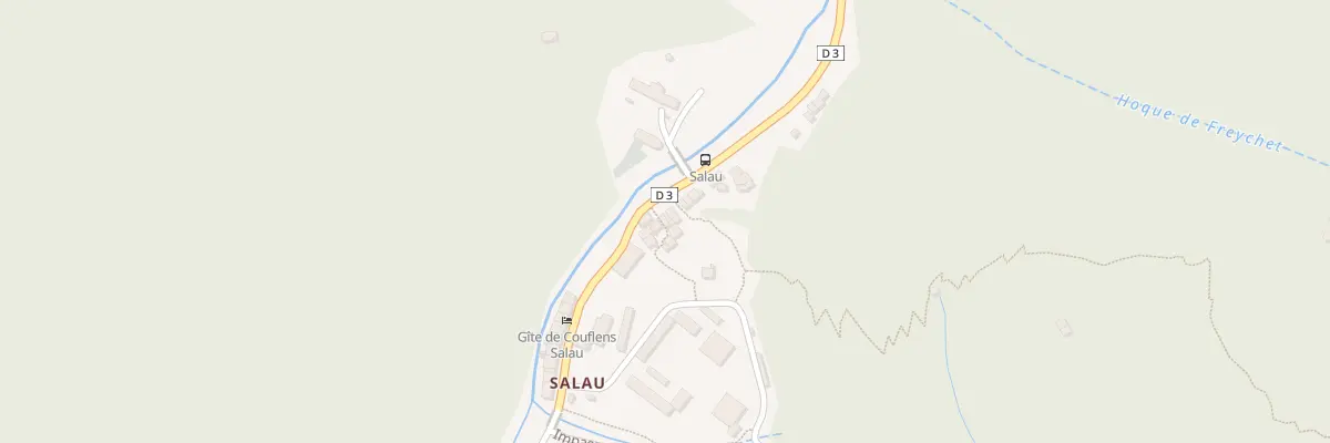 Plan du 81 Salau à Couflens