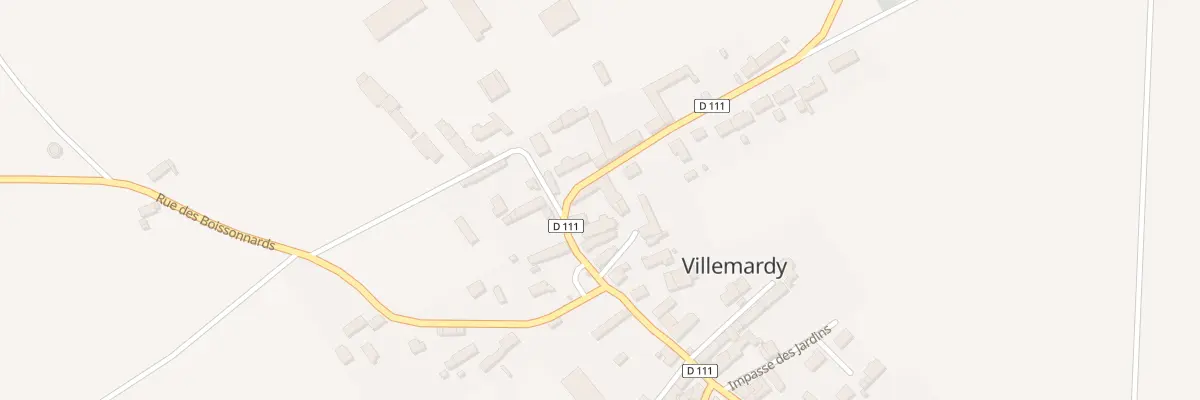 Plan du 17 Rue de l’Abbaye à Villemardy