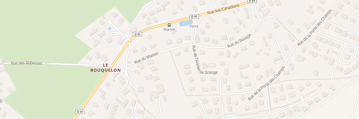 Plan du 129 Rue du Manoir à Boos