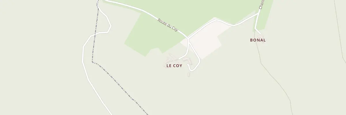 Plan du 5462F Le Coy à Goujounac