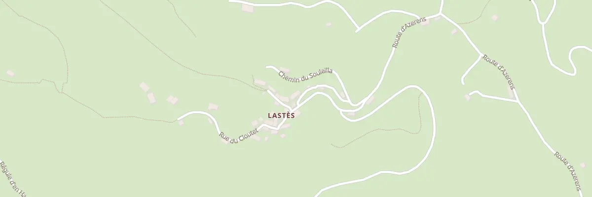 Plan du 46 Lastes à Erp