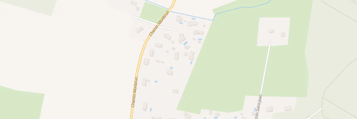 Plan du 290 Che Monbrun à Lasserre-Pradère