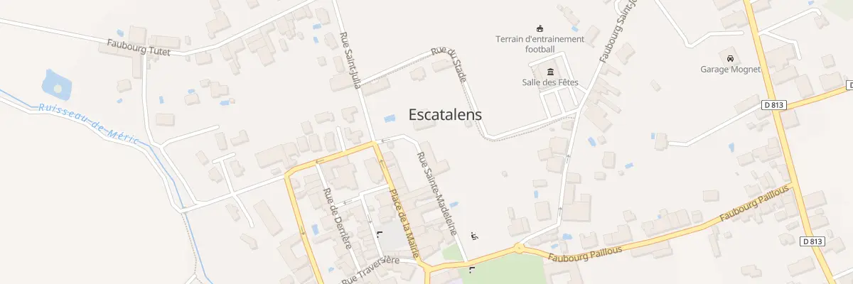 Plan du 6 Rue Sainte Madeleine à Escatalens